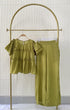 Two Piece Ruffled Top With Trouser